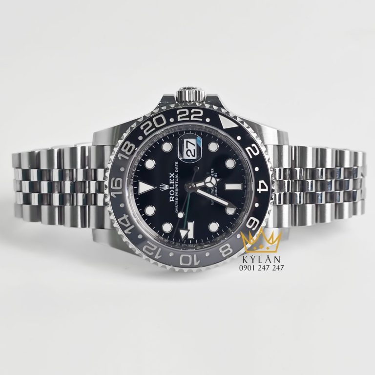 Đồng hồ Rolex GMT-Master II 126710GRNR-0003 mặt số đen