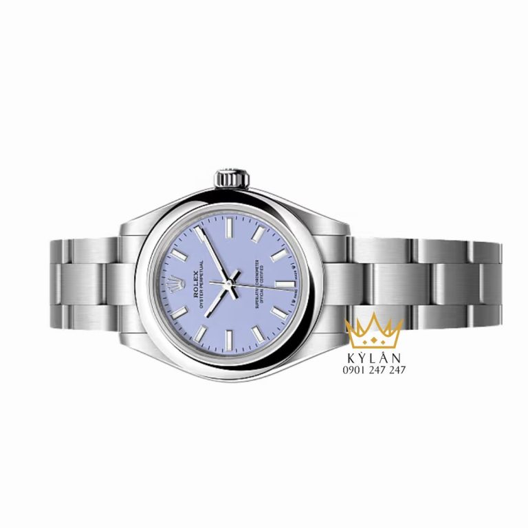 Đồng hồ Rolex Oyster Perpetual 28 276200-0007 mặt màu hoa oải hương