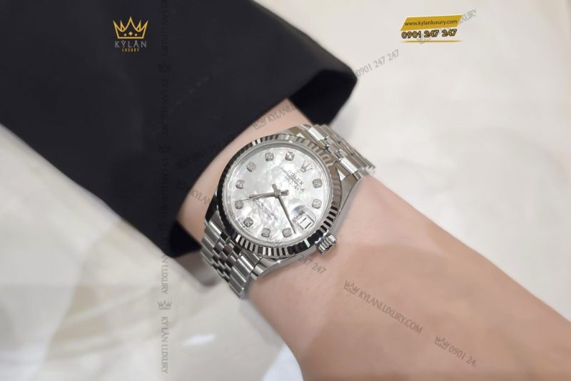 Đồng hồ Rolex Datejust 31 278274-0006 mặt khảm trai