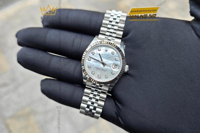 Đồng hồ Rolex Datejust 31 278274-0006 mặt khảm trai