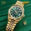 Đồng hồ Rolex Sky Dweller mặt xanh lá 336938-0008