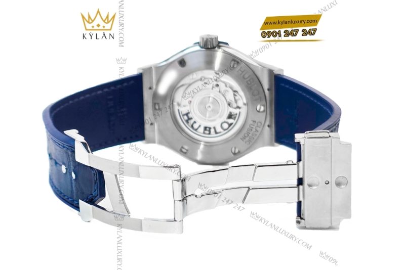 Đồng hồ Hublot Classic Fusion Blue Titanium Pave 42mm