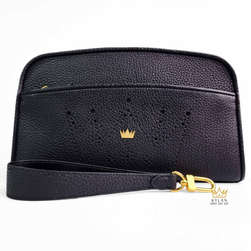 Túi Clutch da Togo thiết kế logo theo tên riêng