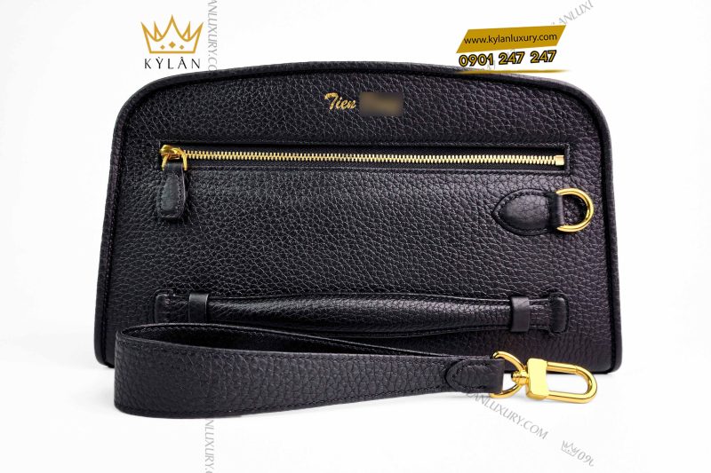 Túi Clutch da Togo thiết kế logo theo tên riêng