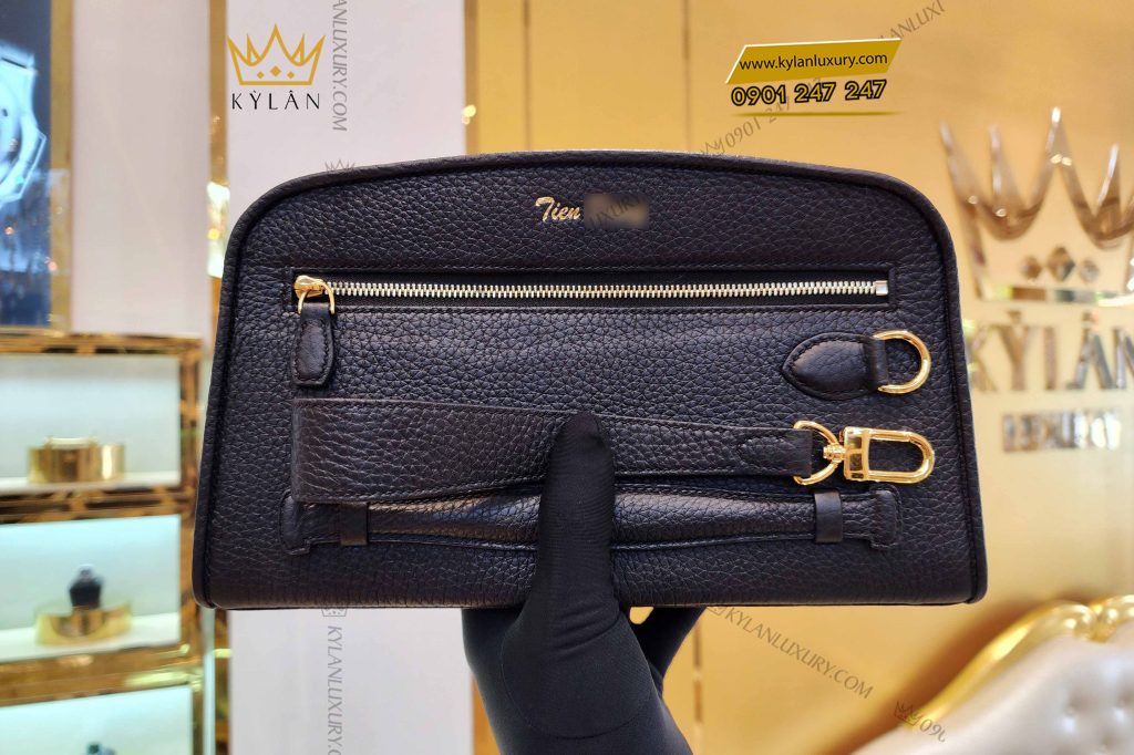 Kỳ Lân Luxury tui clutch da togo thiet ke logo theo ten rieng 5 Túi Clutch da Togo thiết kế logo theo tên riêng