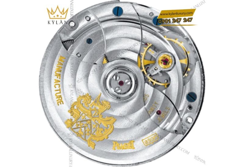 Bộ máy lên cót tay (hand-winding) có khả năng dự trữ năng lượng 40 giờ,
