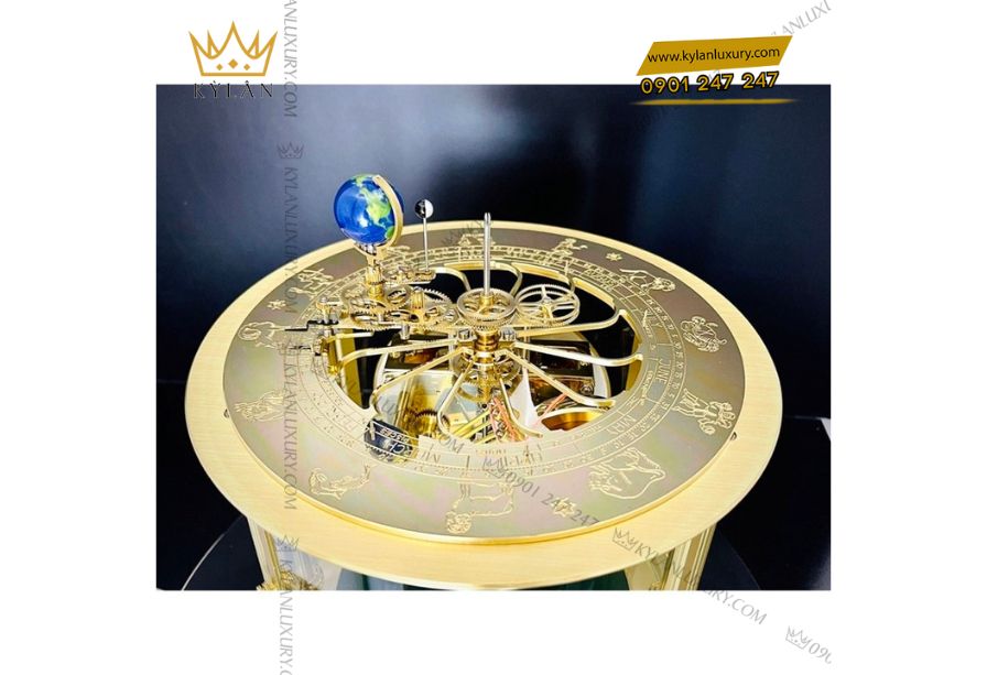Kỳ Lân Luxury 2 19 Hermle 22805-V10352 – Biểu tượng của nghệ thuật chế tác đồng hồ cơ cao cấp
