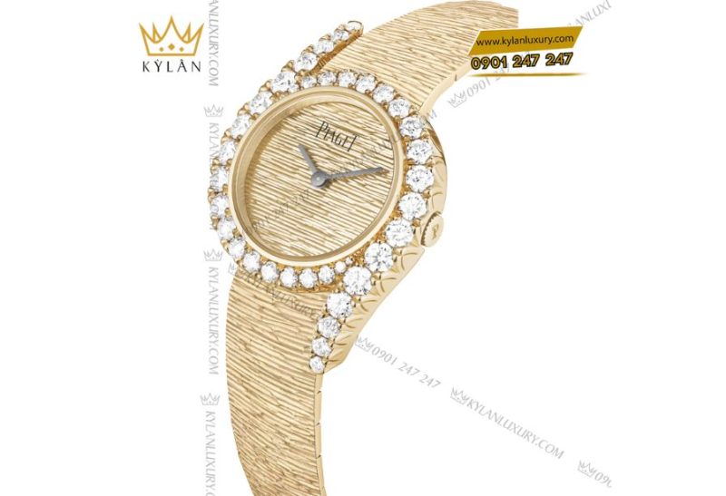 Piaget Limelight Gala Precious mặt số tròn đường kính 27mm, dày 7,7mm làm từ chất liệu vàng 18k