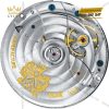 Bên máy automatic (tự động lên cót) ổn định, với thời gian trữ cót lên đến 85 giờ
