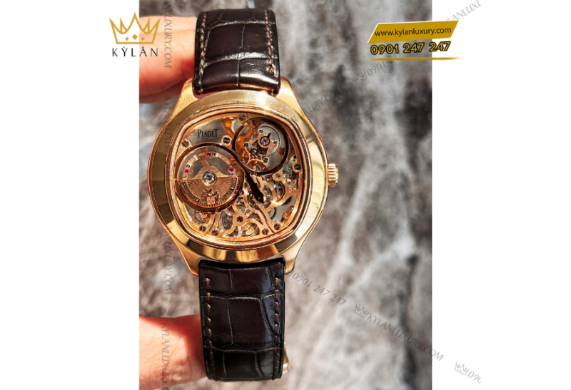 Đồng hồ Piaget Emperador Cushion-Shaped mặt số đầy bộ máy