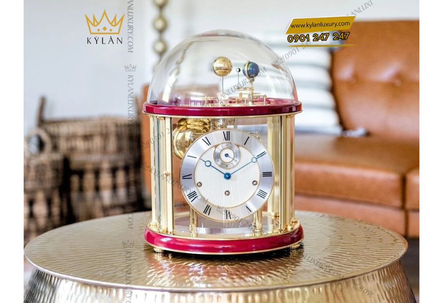 Kỳ Lân Luxury 5 5 Đồng hồ Hermle Tellurium 22805-V20352 lên cót thủ công