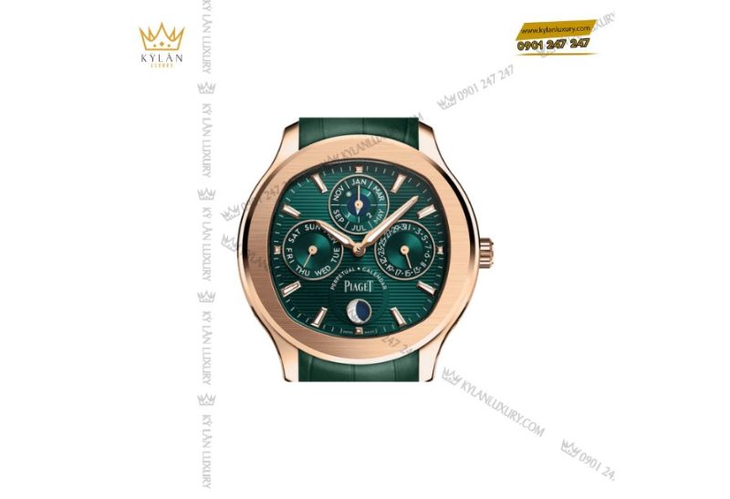 Piaget Polo Perpetual Calendar Ultra-thin mặt số guilloché G0A48006