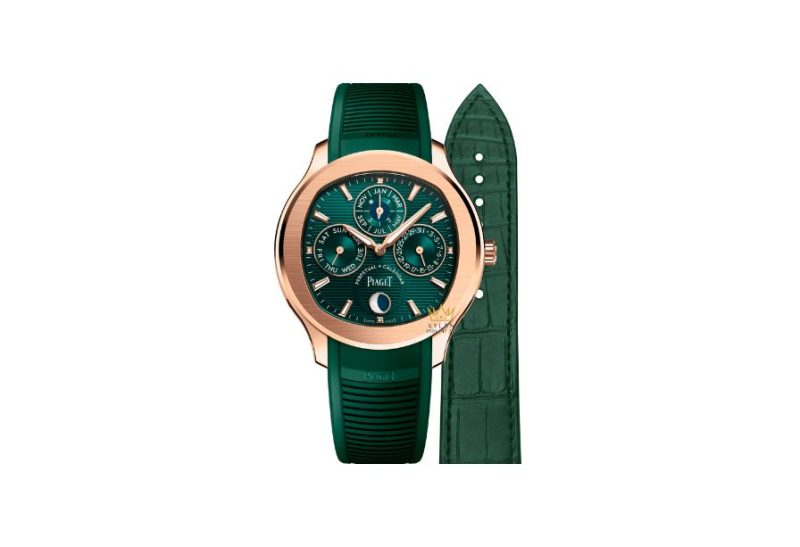 Piaget Polo Perpetual Calendar Ultra-thin mặt số guilloché G0A48006