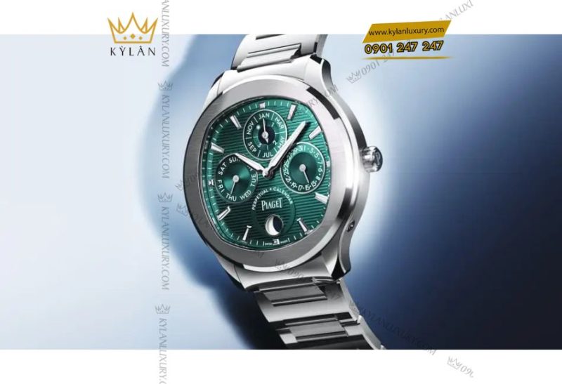 Đồng hồ Piaget Polo Perpetual Calendar Ultra-Thin mặt số guilloché G0A48005
