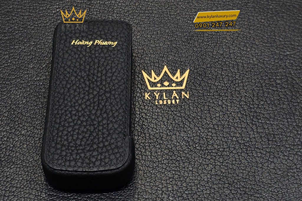 Kỳ Lân Luxury Bao da Nokia 8800 da togo den 4 1 Bao da Nokia 8800 da togo đen