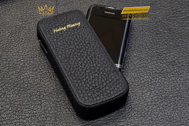 Bao da Nokia 8800 da togo đen