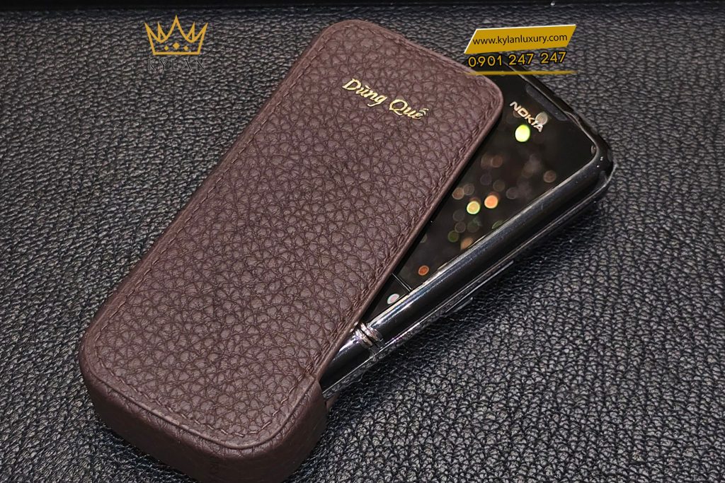 Kỳ Lân Luxury Bao da Nokia 8800 da togo nau 4 Bao da Nokia 8800 da togo nâu