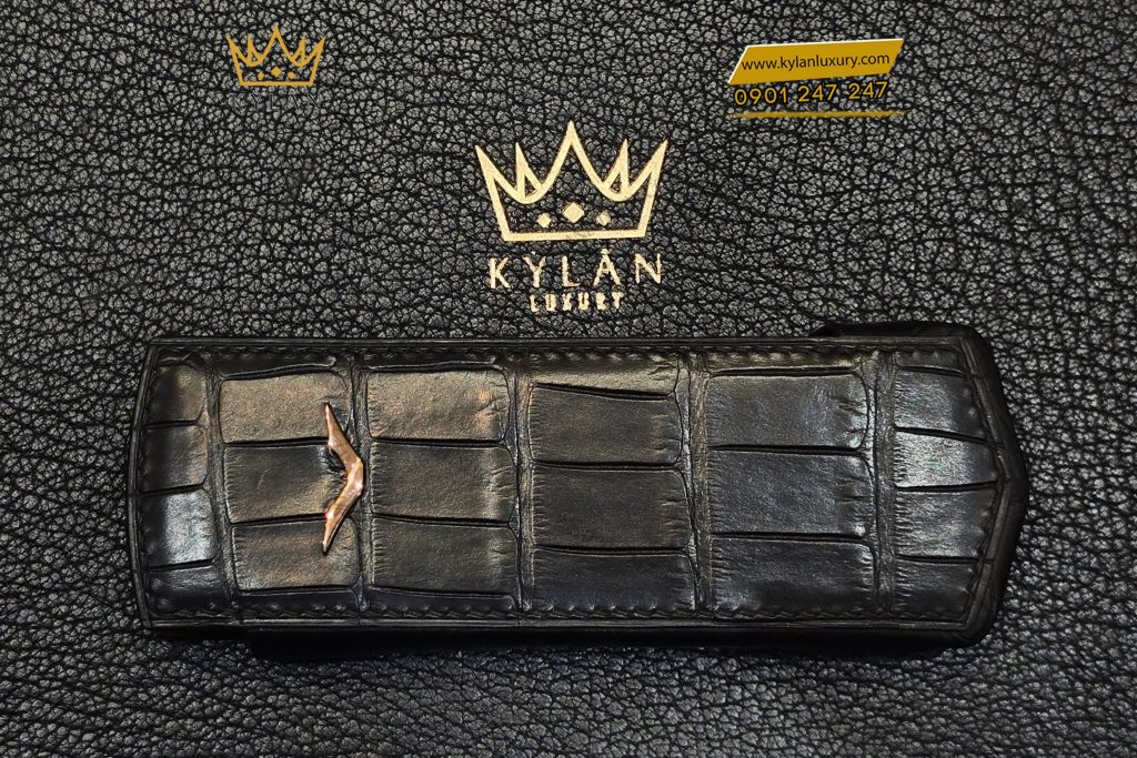 Kỳ Lân Luxury Bao da Vertu Signature S da ca sau 8 Bao da Vertu Signature S da cá sấu