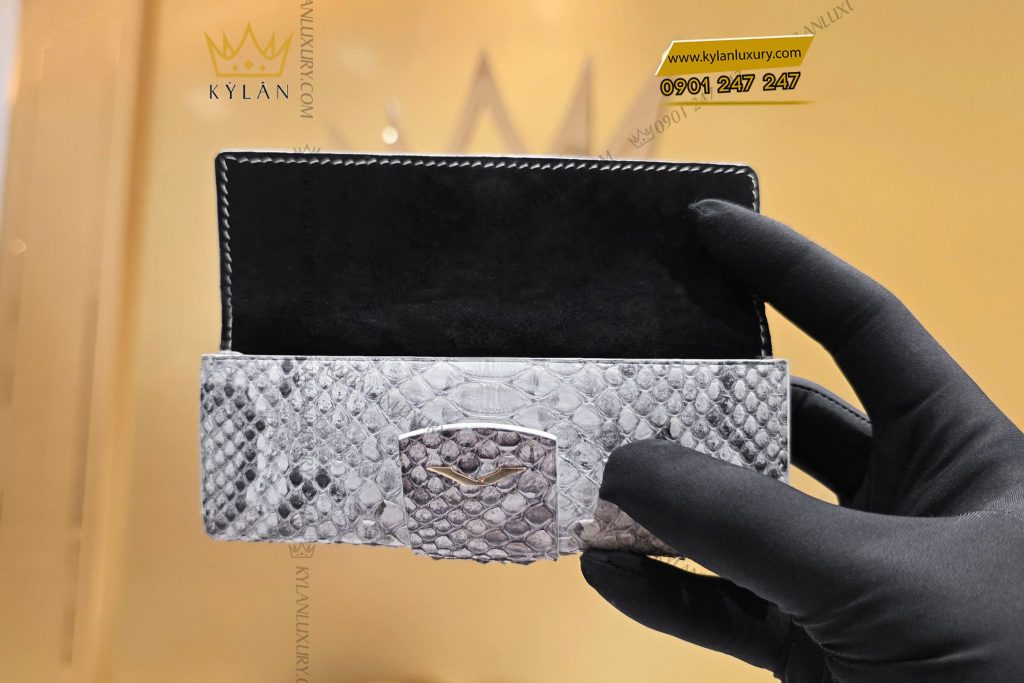 Kỳ Lân Luxury Bao da Vertu Signature S ngang da tran 2 Bao da Vertu Signature S ngang da trăn