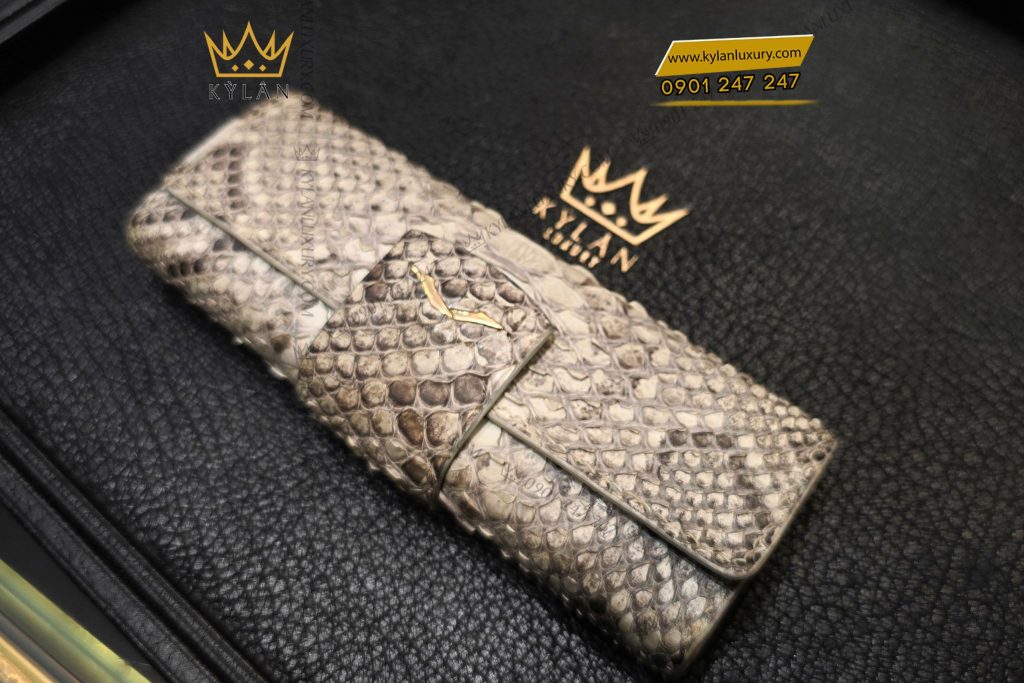 Kỳ Lân Luxury Bao da Vertu Signature S ngang da tran 6 Bao da Vertu Signature S ngang da trăn