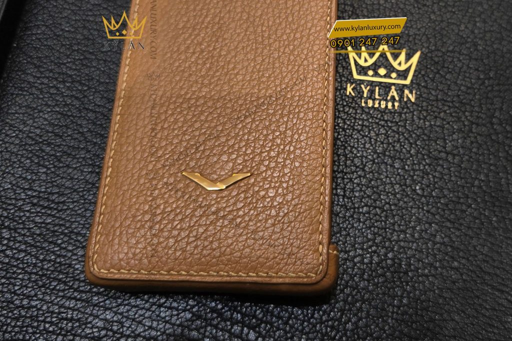Kỳ Lân Luxury Bao da dien thoai MetaVertu da togo nau 3 Bao da điện thoại MetaVertu da togo nâu