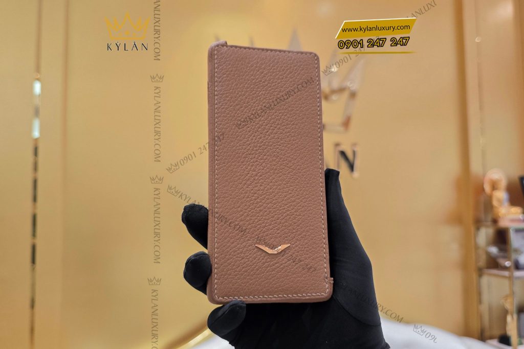 Kỳ Lân Luxury Bao da dien thoai MetaVertu da togo nau 6 Bao da điện thoại MetaVertu da togo nâu