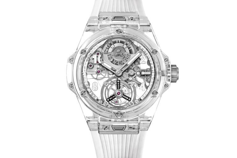 Bộ vậy liệu đồng hồ cao cấp của Big Bang Hublot 1 Kỳ Lân Luxury Big Bang Tourbillon Automatic Sapphire 1 Bộ vậy liệu đồng hồ cao cấp của Big Bang Hublot