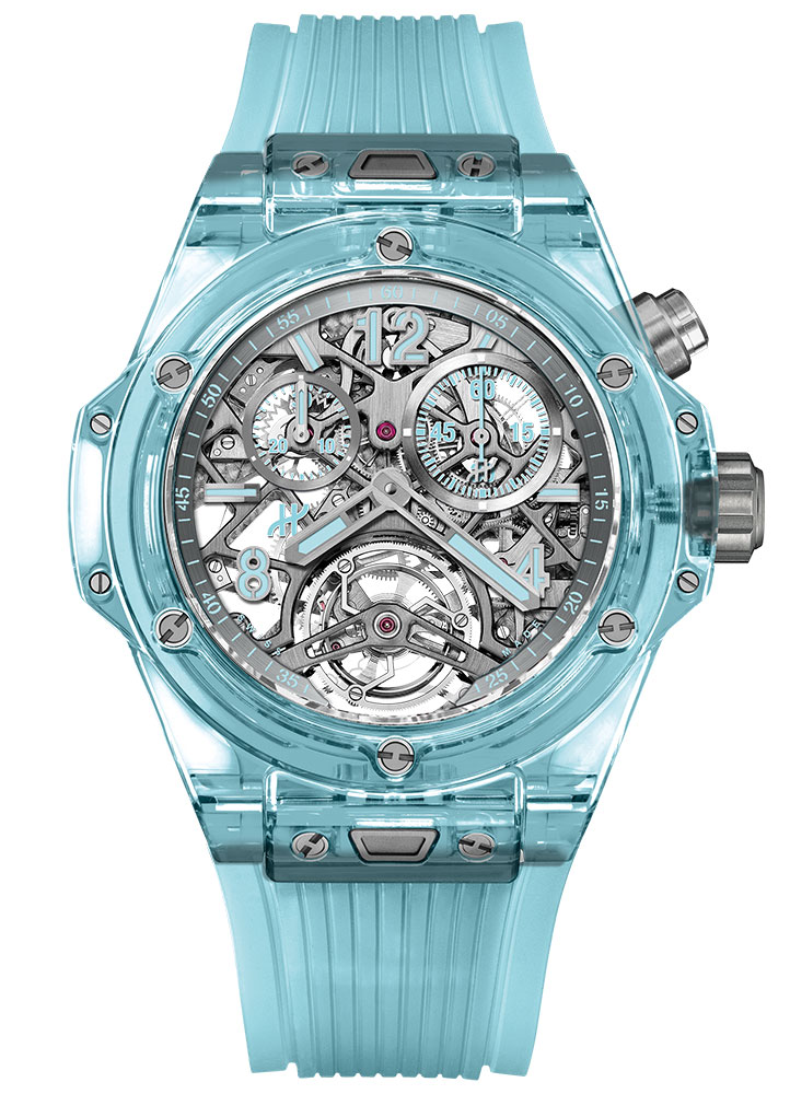 Kỳ Lân Luxury Big Bang Tourbillon Automatic Sapphire 5 Bộ vậy liệu đồng hồ cao cấp của Big Bang Hublot