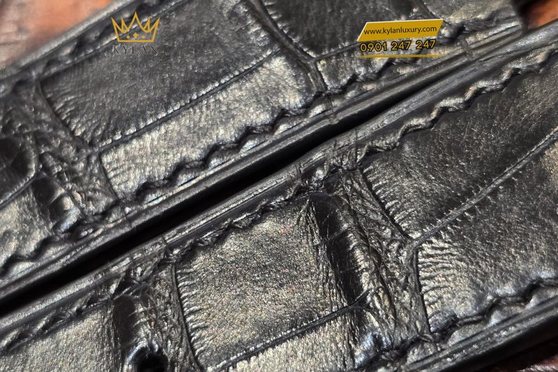Dây đồng hồ Hublot Black Alligator