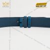 Dây đồng hồ da cá sấu màu xanh Navy