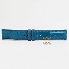 Dây đồng hồ da cá sấu màu xanh Navy