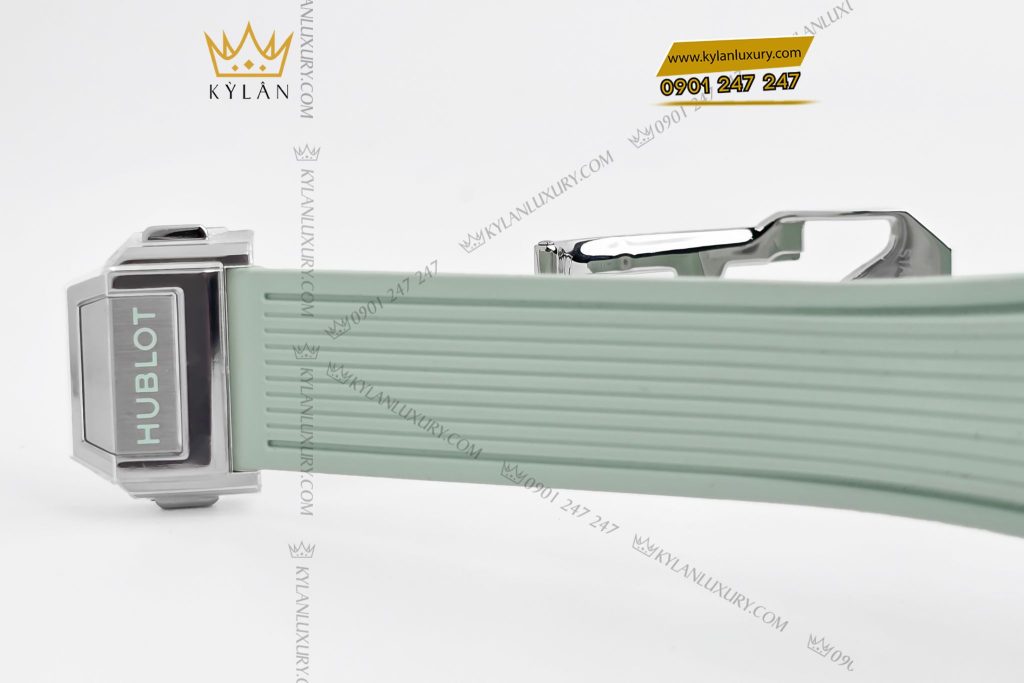 Kỳ Lân Luxury Dong Ho Hublot Big Bang One Click Mint Green Ceramic Diamonds 33mm 12 Đồng hồ Hublot Big Bang One Click Mint Green Ceramic Diamonds 33mm