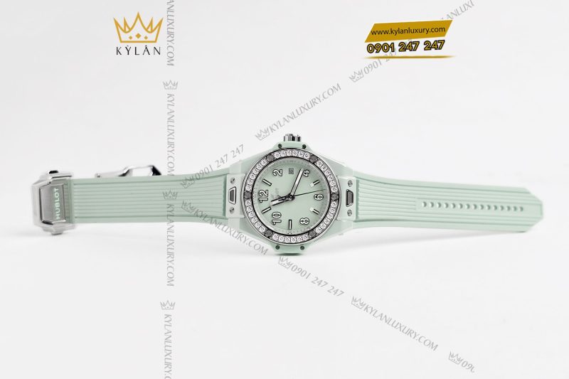 Đồng hồ Hublot Big Bang One Click Mint Green Ceramic Diamonds 33mm
