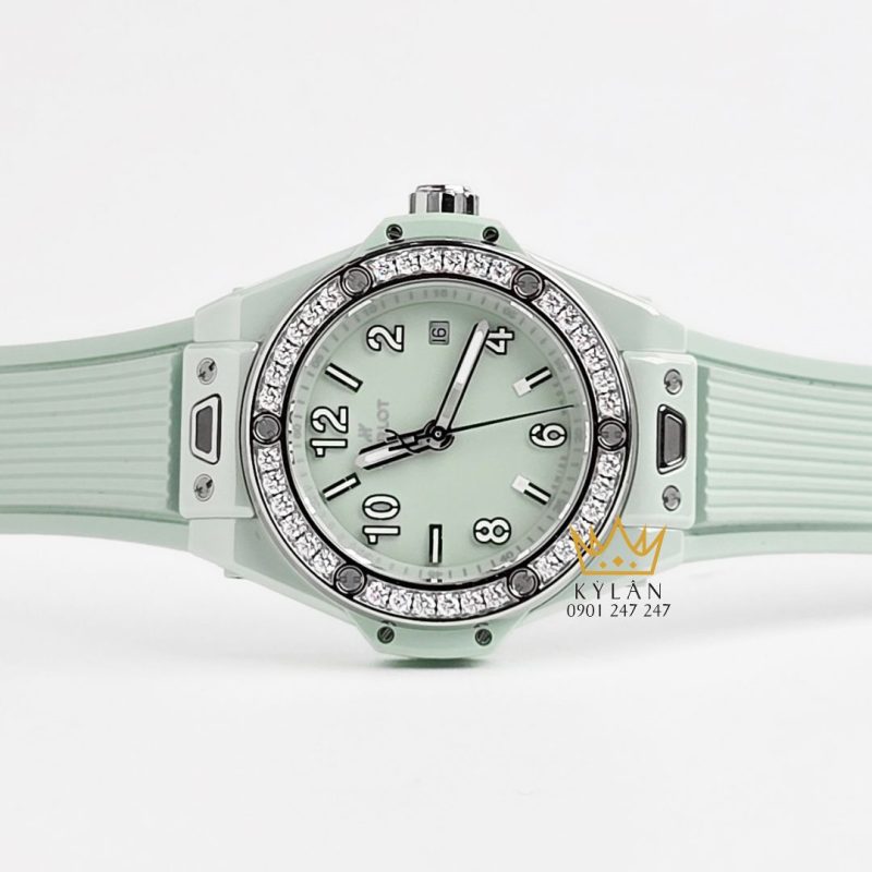 Đồng hồ Hublot Big Bang One Click Mint Green Ceramic Diamonds 33mm