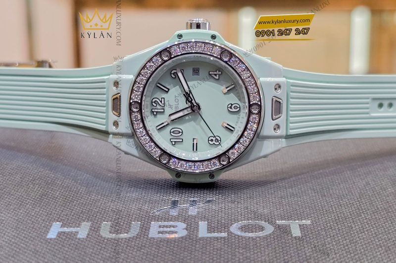 Đồng hồ Hublot Big Bang One Click Mint Green Ceramic Diamonds 33mm