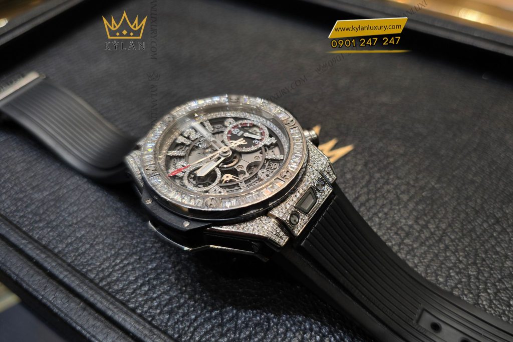 Kỳ Lân Luxury Dong ho Hublot Big Bang Unico Titanium Jewellery 1 Đồng hồ Hublot Big Bang Unico Titanium Jewellery