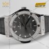 Đồng hồ Hublot Classic Fusion Grey Titanium custom kim cương 42mm