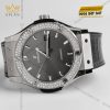 Đồng hồ Hublot Classic Fusion Grey Titanium custom kim cương 42mm