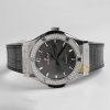 Đồng hồ Hublot Classic Fusion Grey Titanium custom kim cương 42mm