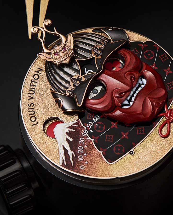 Kỳ Lân Luxury Dong ho Louis Vuitton Tambour Bushido Automata 3 Đồng hồ Louis Vuitton Tambour Bushido Automata