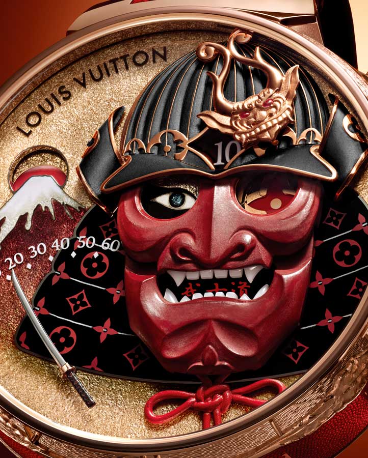 Kỳ Lân Luxury Dong ho Louis Vuitton Tambour Bushido Automata 4 Đồng hồ Louis Vuitton Tambour Bushido Automata
