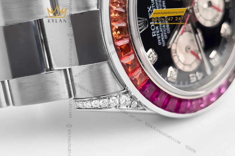 Đồng hồ Rolex Cosmograph Daytona 116520 custom kim cương