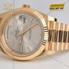 Đồng hồ Rolex Day-Date 40 228238-0066 Yellow Gold mặt số bạc