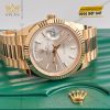 Đồng hồ Rolex Day-Date 40 228238-0066 Yellow Gold mặt số bạc