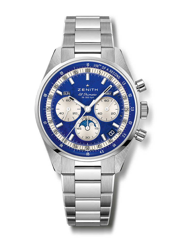 Kỳ Lân Luxury Dong ho Zenith Chronomaster Original Triple Calendar Lapis Lazuli 3 Đồng hồ Zenith Chronomaster Original Triple Calendar Lapis Lazuli