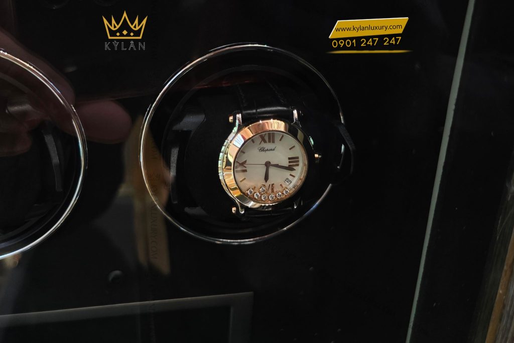 Kỳ Lân Luxury Hop xoay dong ho cao cap 4 ngan xoay 6 Hộp xoay đồng hồ cao cấp 4 ngăn xoay