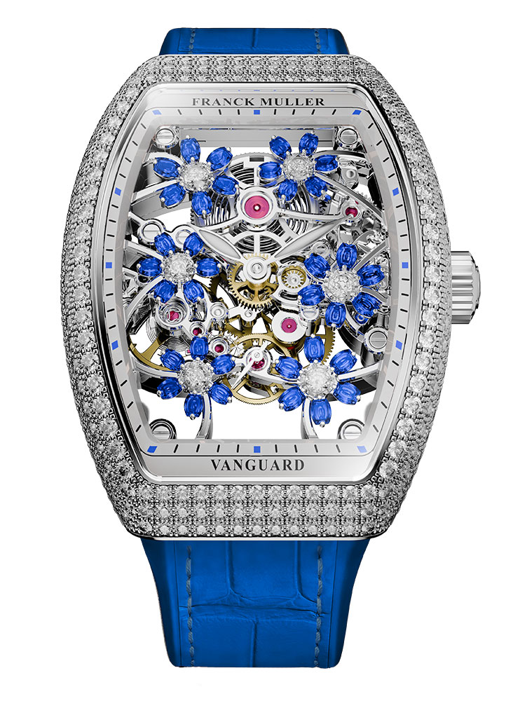 Kỳ Lân Luxury Vanguard Curvex Cut Flower 6 Những chiếc đồng hồ Franck Muller ấn tượng 2025