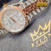 Đồng hồ Rolex Datejust 36 126231-0033 mặt số họa tiết gấp nếp ánh bạc