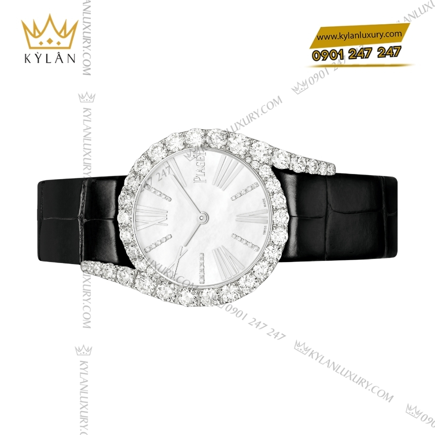 Kỳ Lân Luxury dong ho piaget limelight gala g0a46180 5 Đồng hồ Piaget Limelight Gala mặt xà cừ đính kim cương G0A46180