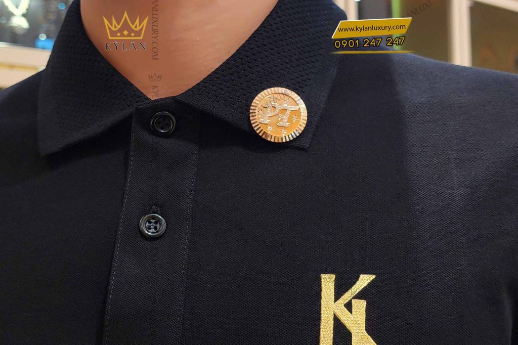 Kỳ Lân Luxury khuy ao pt vang nguyen khoi au750 dinh kim cuong 2 Khuy áo PT vàng nguyên khối Au750 đính kim cương